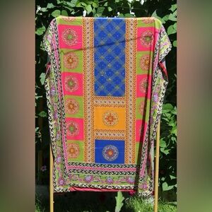 Silk Geometric Patterned Dupatta